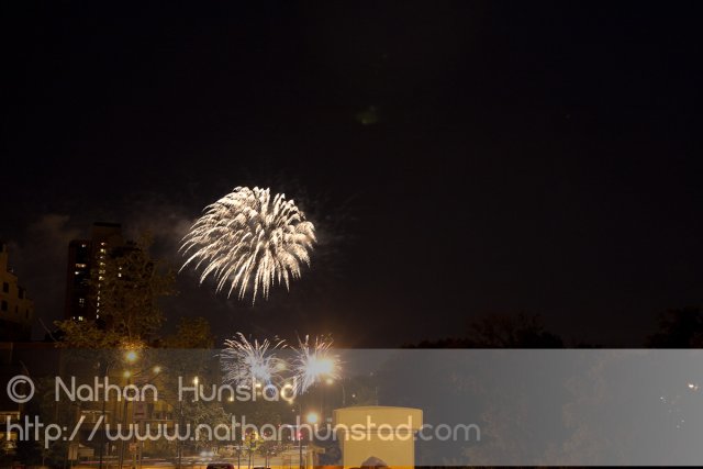 Minneapolis fireworks on 4 July 2010